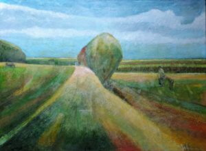 oil on canvas 45" x 33"