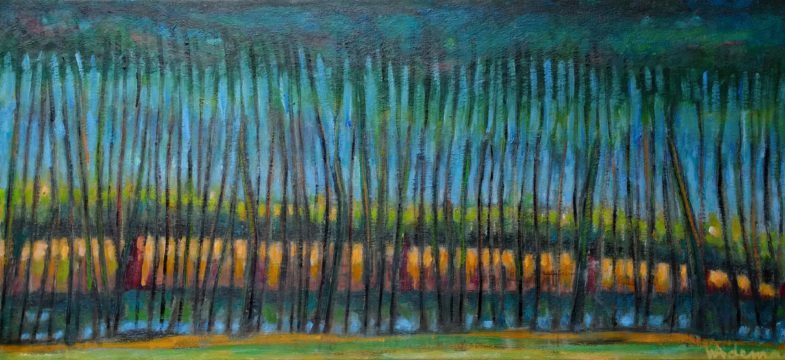 oil on canvas 37" x 17"