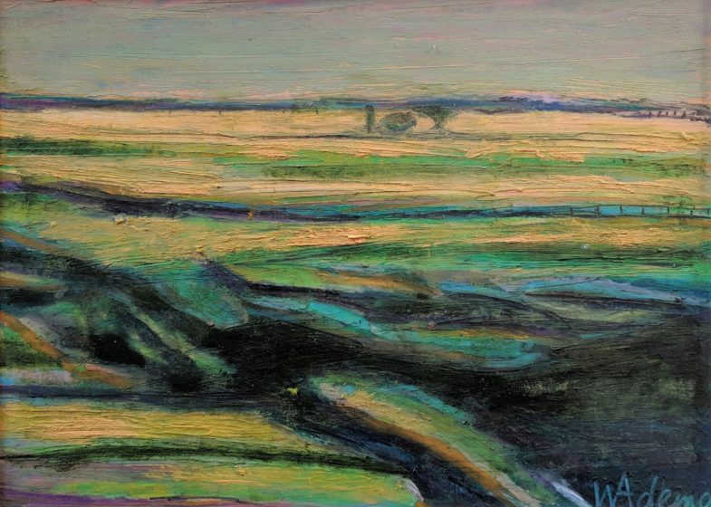 oil on paper 11" x 8"