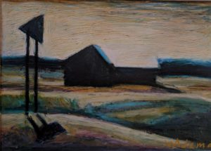 oil on paper 11" x 8"