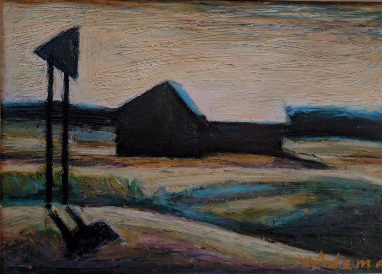 oil on paper 11" x 8"