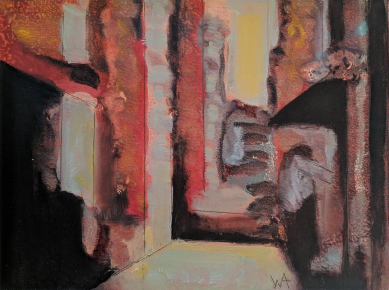 oil on paper 10" x 8"