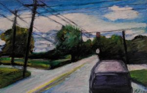 oil on paper 10" x 6"