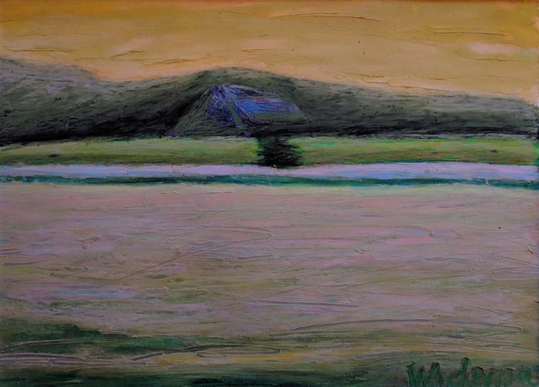 oil on paper 11" x 8"