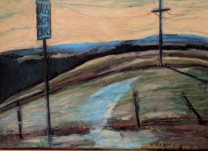 oil on paper 11" x 8"