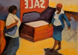 oil on paper 14" x 10"