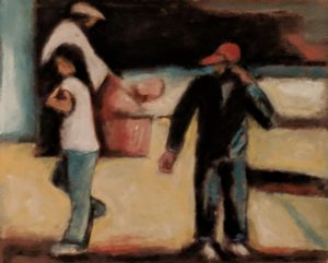 oil on paper 10" x 8"