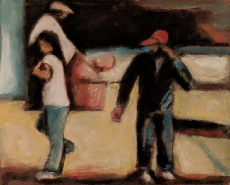 oil on paper 10" x 8"