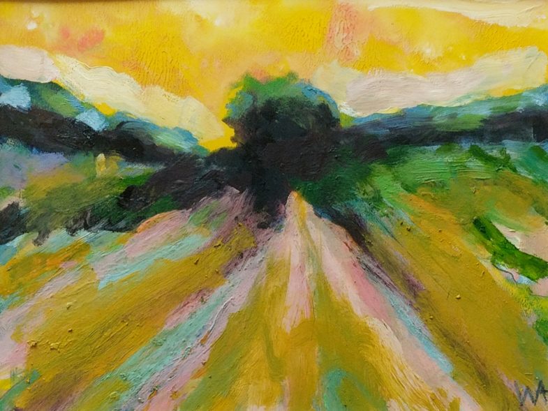 oil on paper 10" x 8"