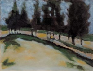 oil on paper 18" x 14"