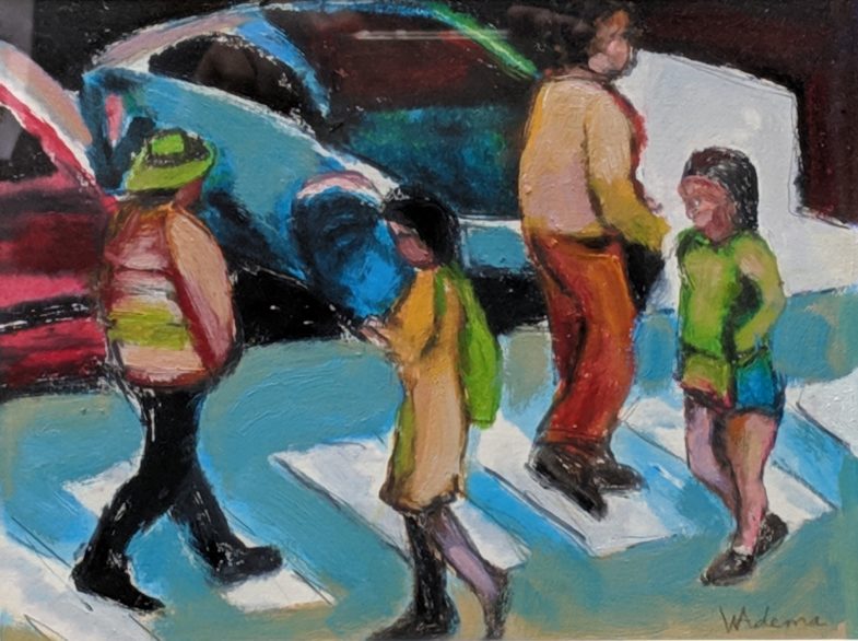 oil on paper 10" x 8"