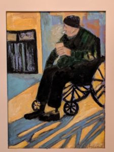 oil on paper 18" x 14"