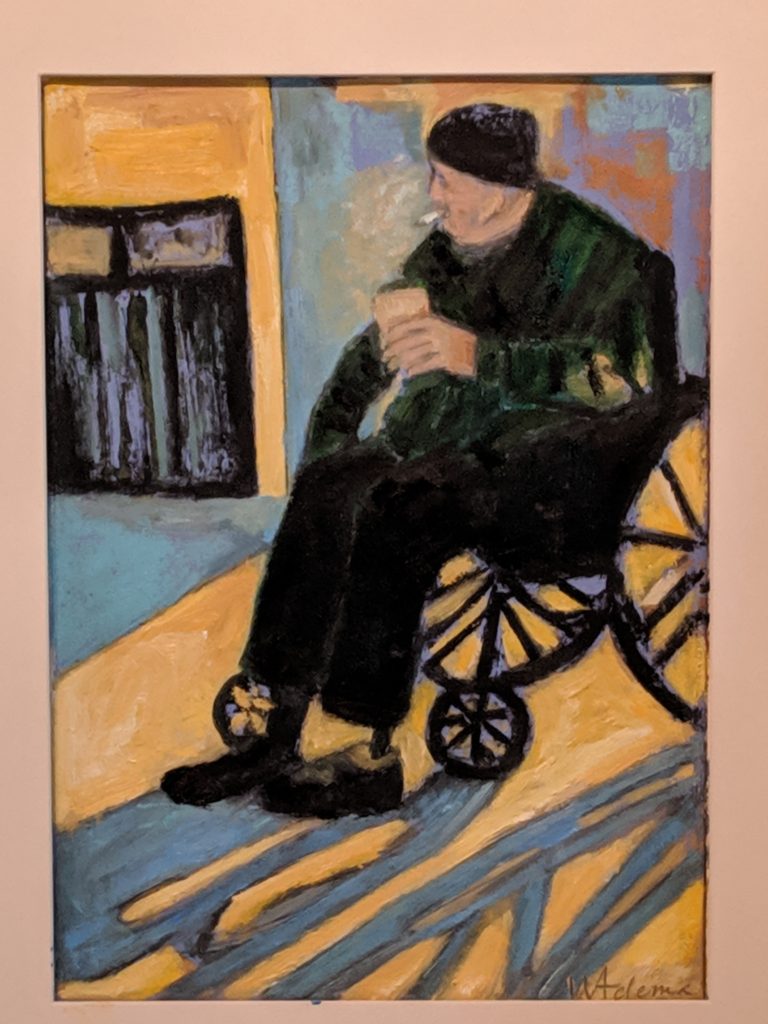 oil on paper 18" x 14"