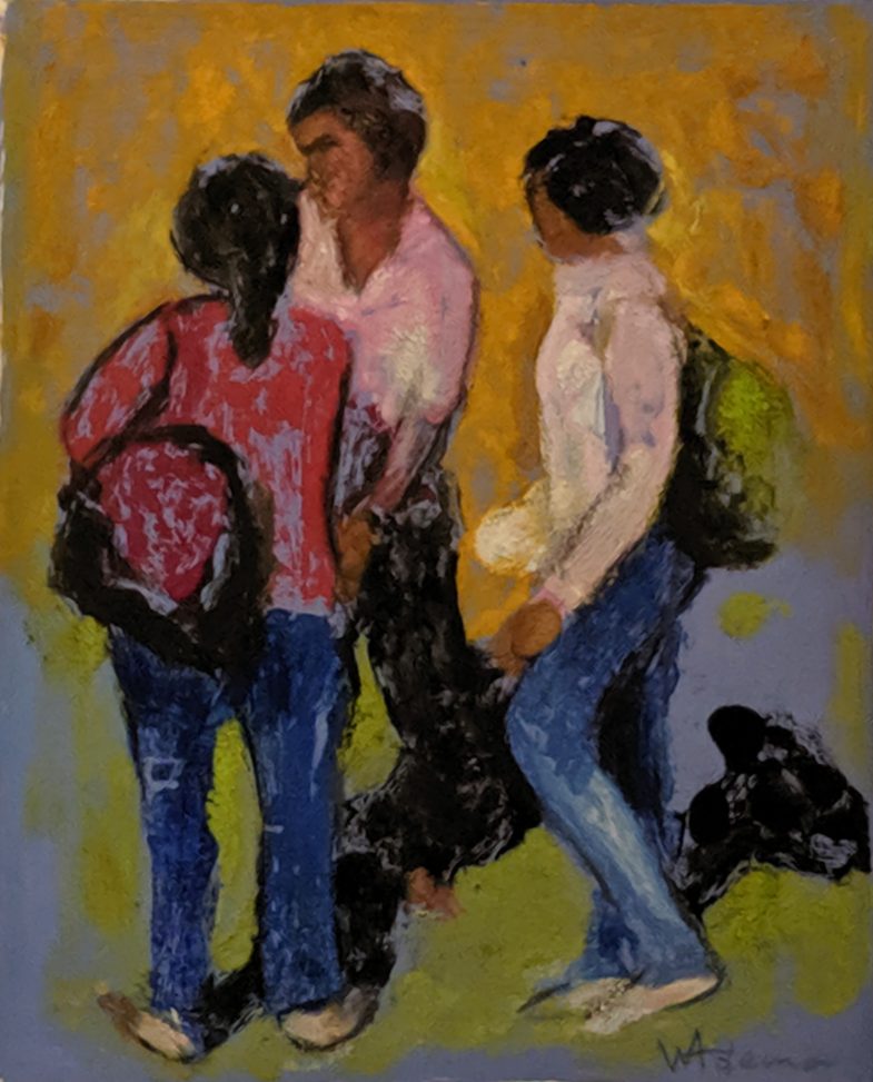 oil on paper 10" x 14"