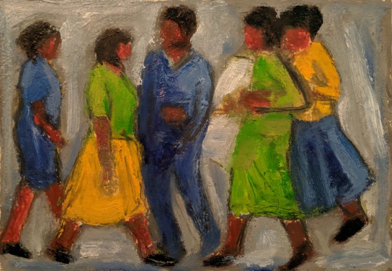 oil on paper 8" x 10"