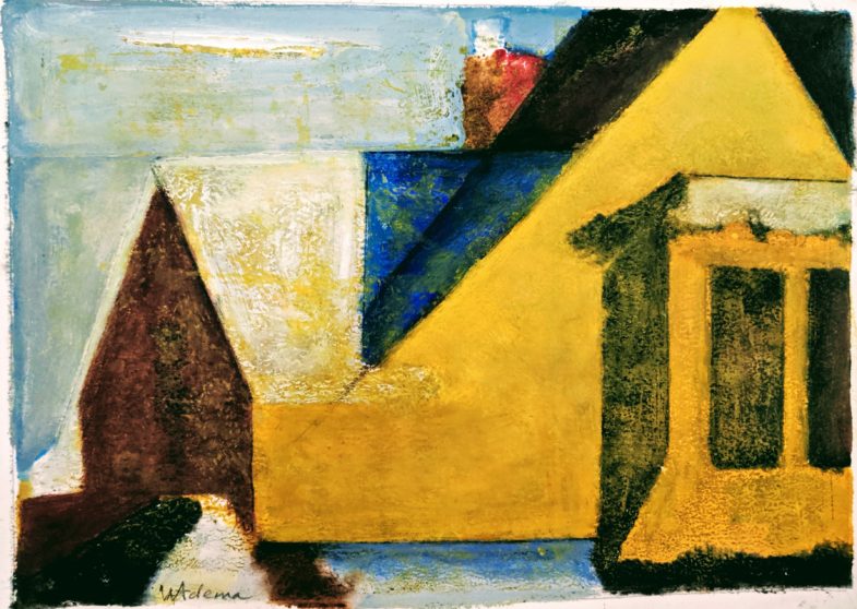 oil on paper 21" x 15"