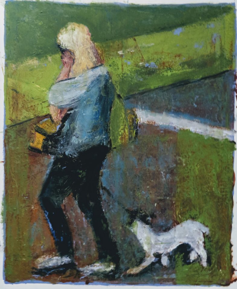 oil on paper 8" x 10"