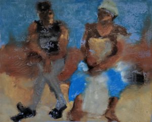 oil on paper 21" x 15"