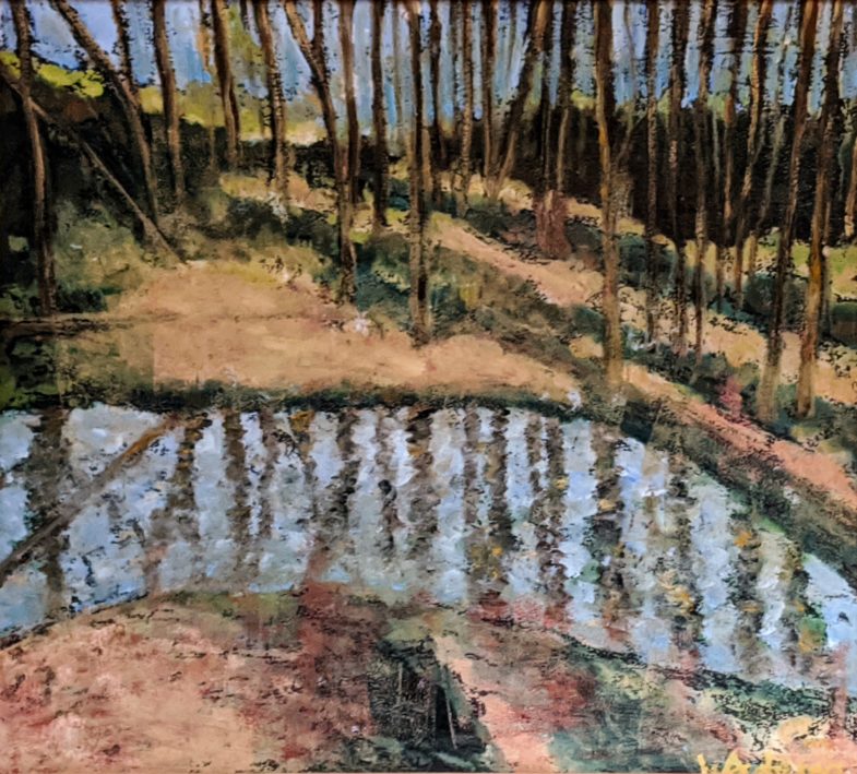 monotype oil on paper 20" x 18"