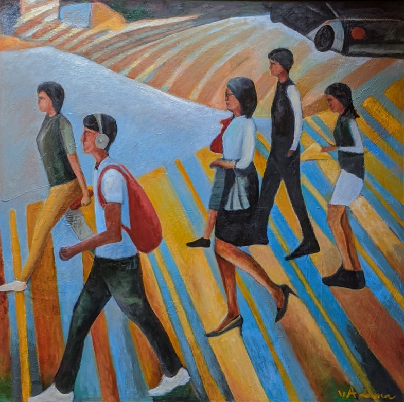 oil on canvas 48" x 48" NFS