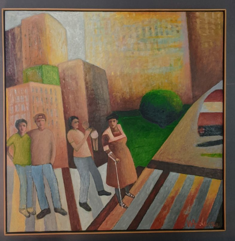 oil on canvas 48" x 48" NFS