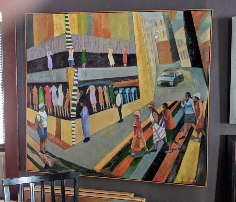 oil on canvas 55' x 49" NFS