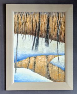 oil on paper boned to a panel 20" x 27"