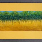 oil on paper 28" x 9" bonded to a panel