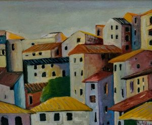 oil on paper 24" x 20"