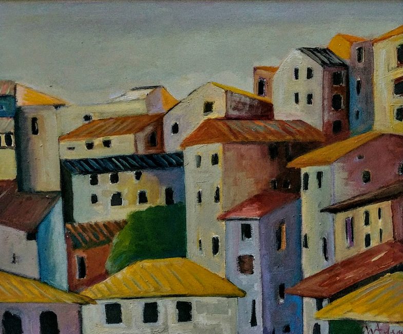 oil on paper 24" x 20"