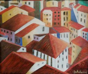 oil on paper 24" x 20"