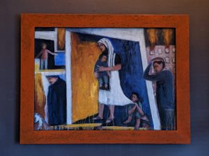 oil on paper 27" x 20"