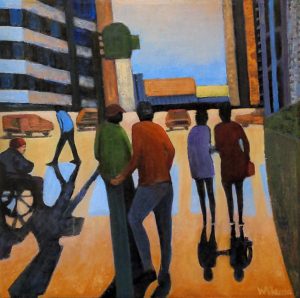 oil on canvas 42" x 41"