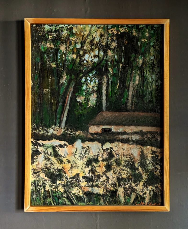 oil on paper 20" x 27"