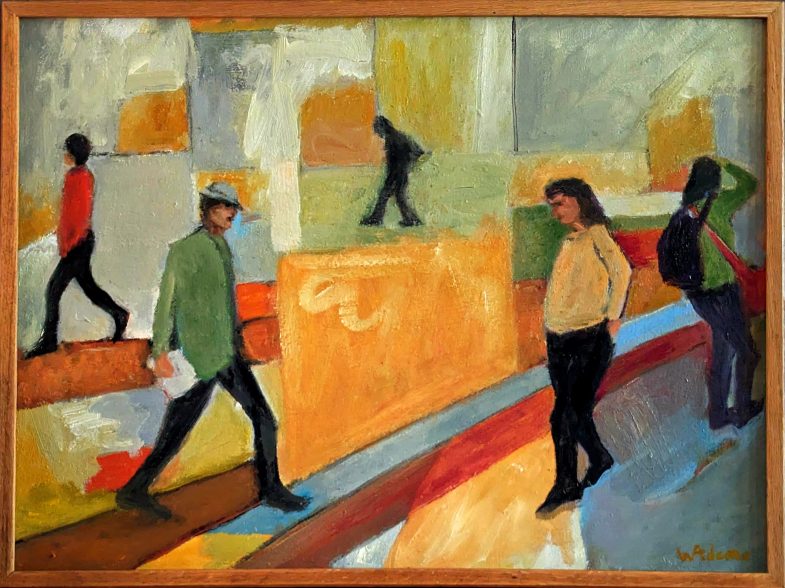 oil on paper 27" x 20"