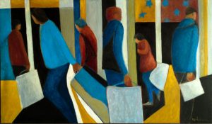 oil on canvas 58" x 34"