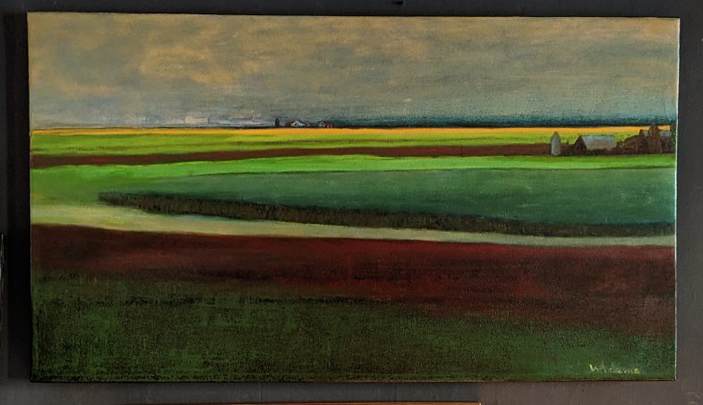 oil on canvas 50" x 28"