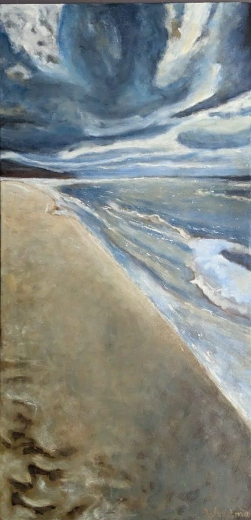 oil on canvas 27" x 55"