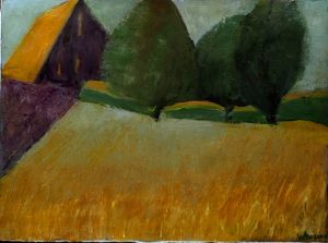 oil on paper 27" x 20"