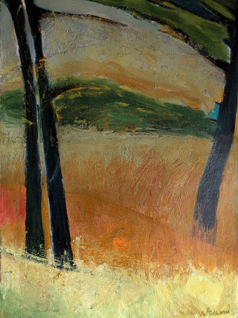 oil on paper 20' X 27"